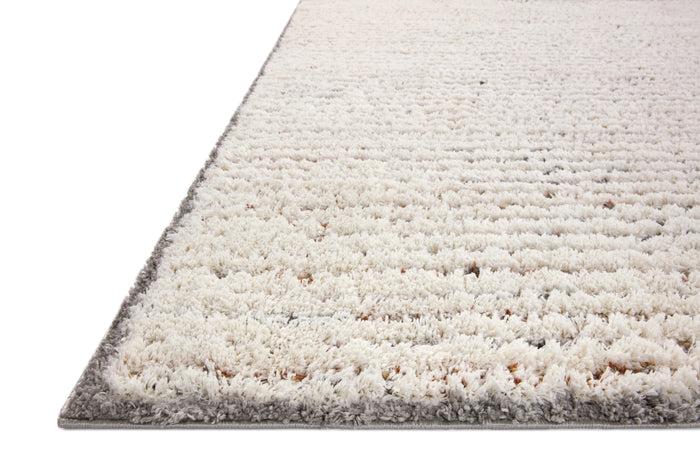 The Rug Corner Loloi Levitt Shag Ivory / Multi