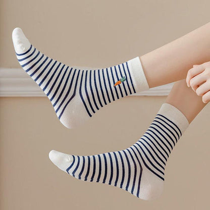 Lilyrhyme™ 5 Pairs Ladies Cute Socks