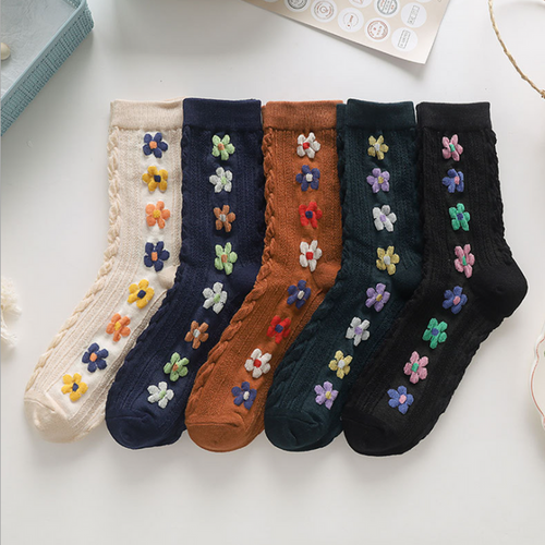 Lilyrhyme™ Cute Little Flower Socks (5 Pairs)
