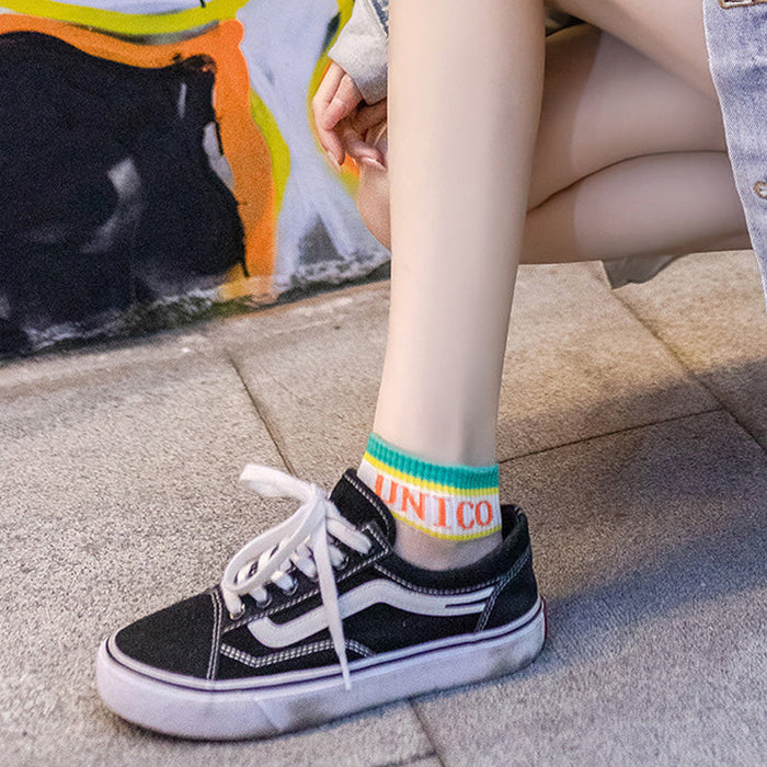 Lilyrhyme™ Fashion Cool Crystal Silk Socks