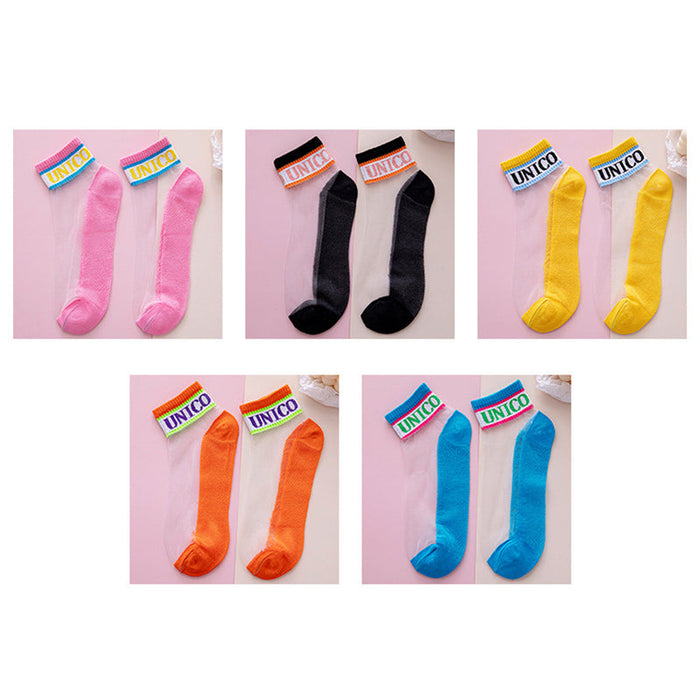 Lilyrhyme™ Fashion Cool Crystal Silk Socks