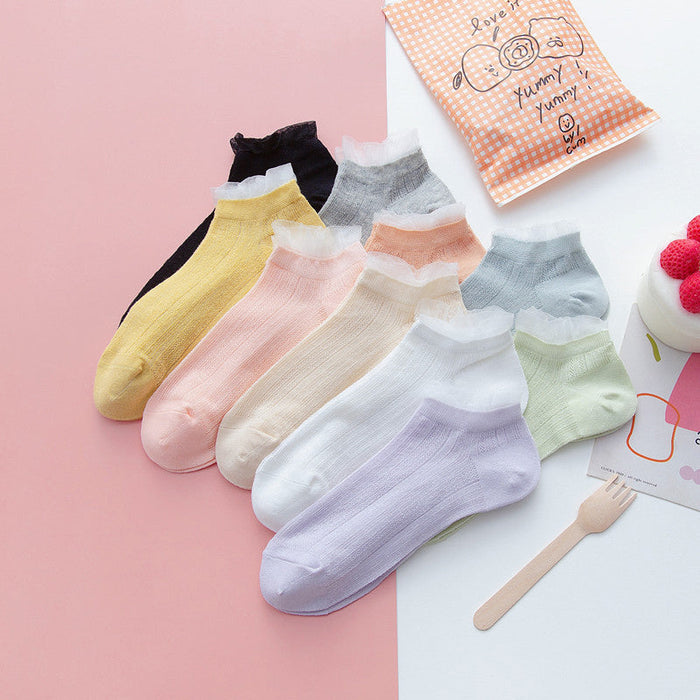 Lilyrhyme™ Fashion Cool Crystal Silk Socks