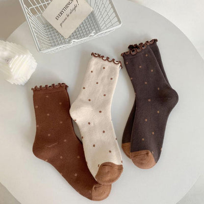 Lilyrhyme™ Ladies Polka Dot Retro Socks