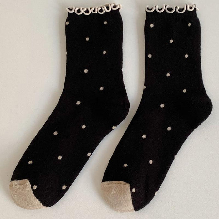Lilyrhyme™ Ladies Polka Dot Retro Socks