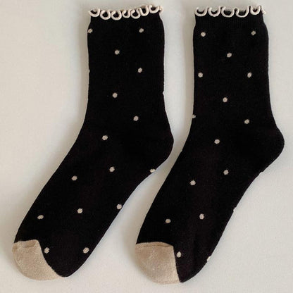 Lilyrhyme™ Ladies Polka Dot Retro Socks