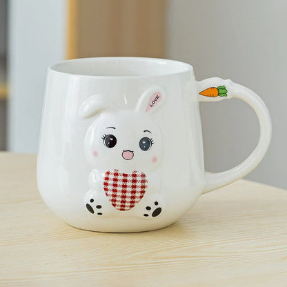 Little White Rabbit Ceramic Mug