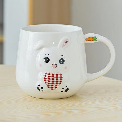 Little White Rabbit Ceramic Mug