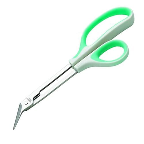 Image of Long Handled Toenail Scissors on a plain background.