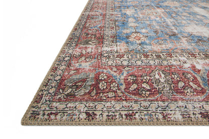 The Rug Corner Loloi II Loren Blue / Brick