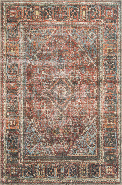 The Rug Corner Loloi II Loren Brick / Midnight