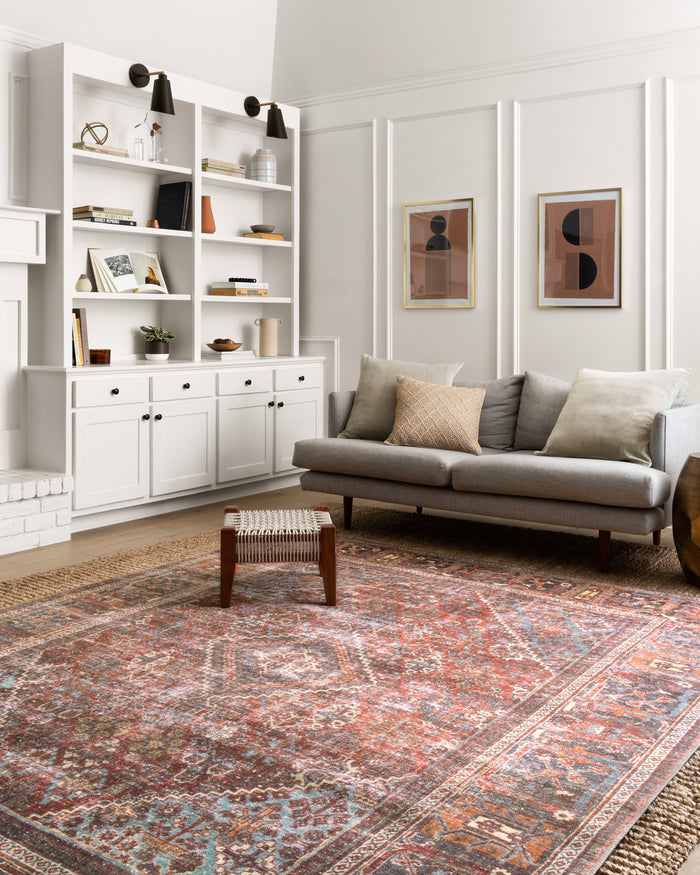 The Rug Corner Loloi II Loren Brick / Midnight