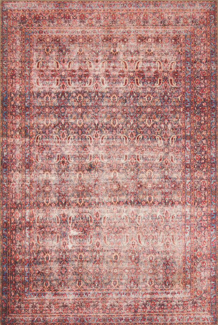 The Rug Corner Loloi II Loren Eggplant / Crimson