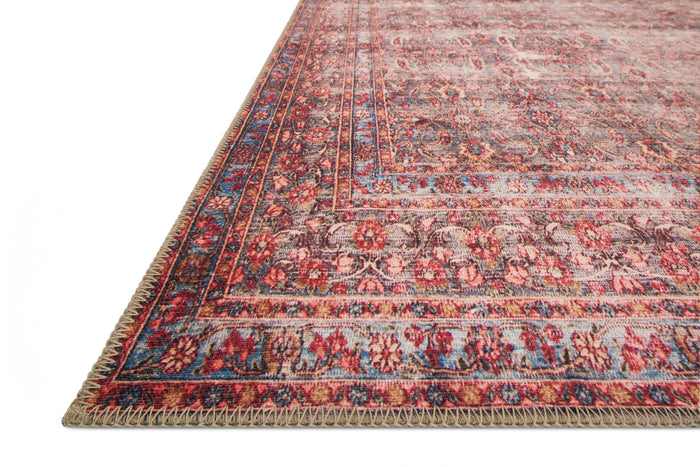 The Rug Corner Loloi II Loren Eggplant / Crimson