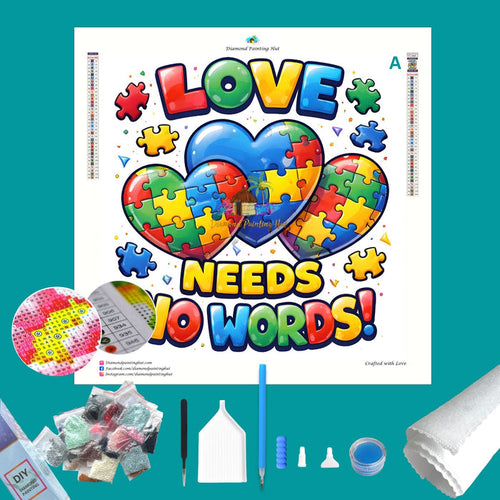 Love Needs No Words Diamond Painting