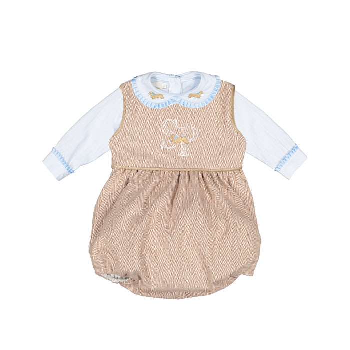 Marisa Dachshund Romper 2-piece set