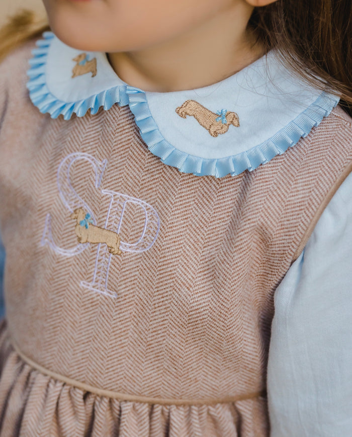 Marisa Dachshund Romper 2-piece set