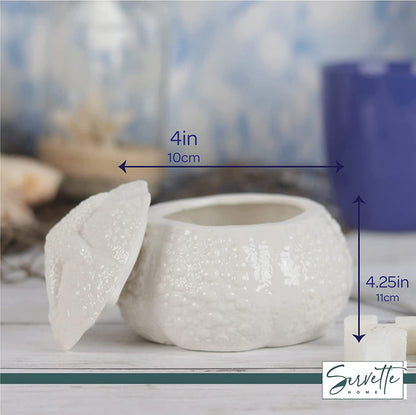 Maritime Porcelain Sugar Bowl