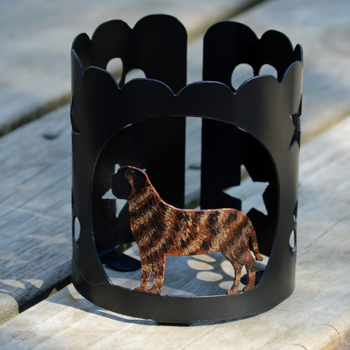 Mastiff Jar Candle Wrap - Brindle