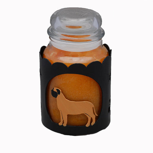 Mastiff Jar Candle Wrap - Fawn