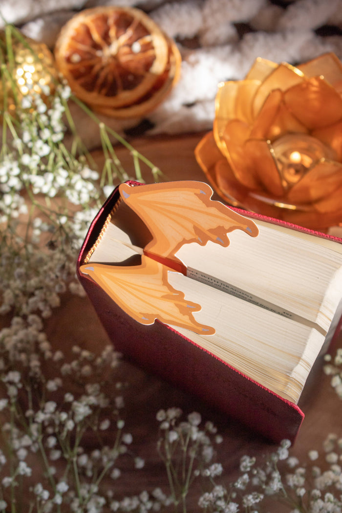 Meaggie Moos - 3D Dragon Wings Bookmark | Soft Touch