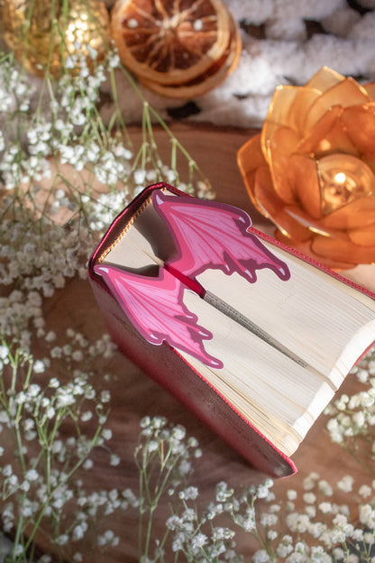 Meaggie Moos - 3D Dragon Wings Bookmark | Soft Touch