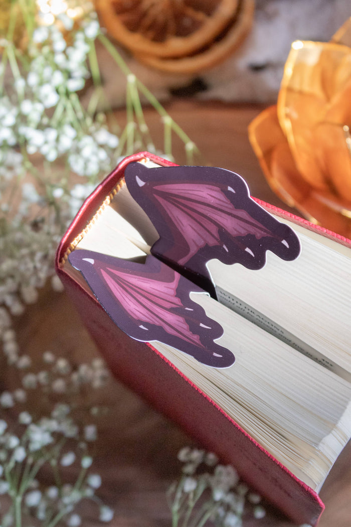 Meaggie Moos - 3D Dragon Wings Bookmark | Soft Touch