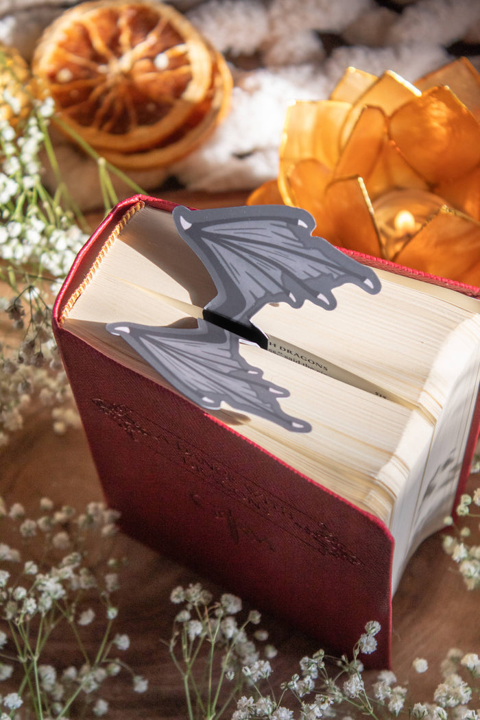 Meaggie Moos - 3D Dragon Wings Bookmark | Soft Touch