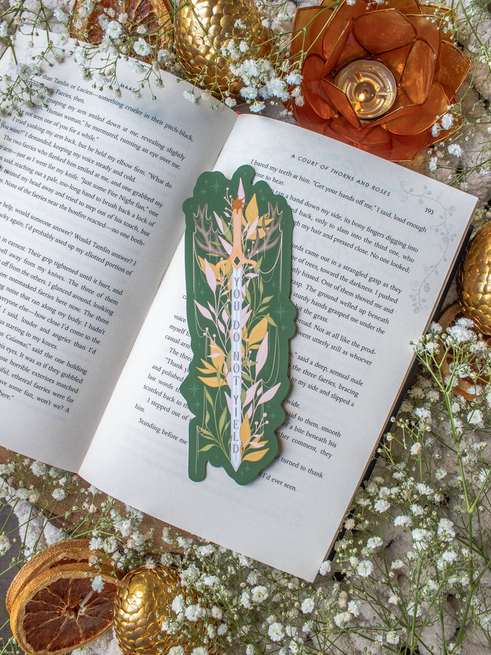 Meaggie Moos - You Do Not Yield Sword Bookmark | Throne of Glass