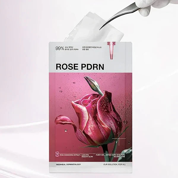 MEDIHEAL Rose PDRN Essential Mask (10 PCs)
