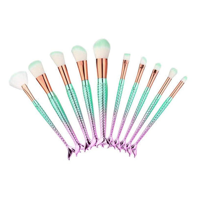 Gadget Gerbil makeup brush Mermaid Makeup Brush Set