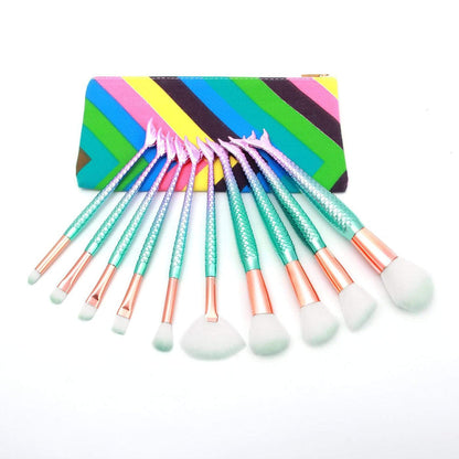 Gadget Gerbil makeup brush Mermaid Makeup Brush Set