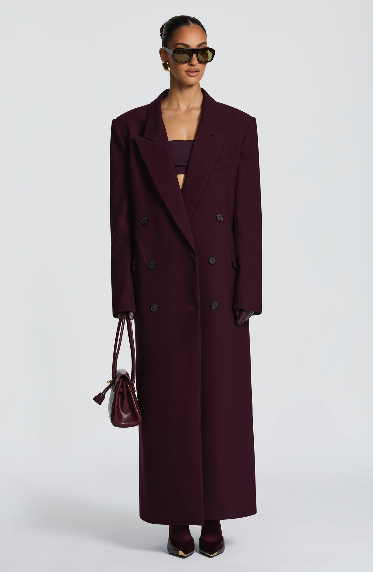Michelle Coat - Plum