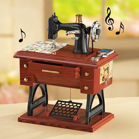 Mini Sewing Machine Music Box / 1 pc