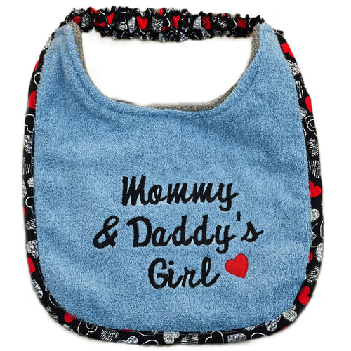 Mommy & Daddy's Girl, Drool Bib