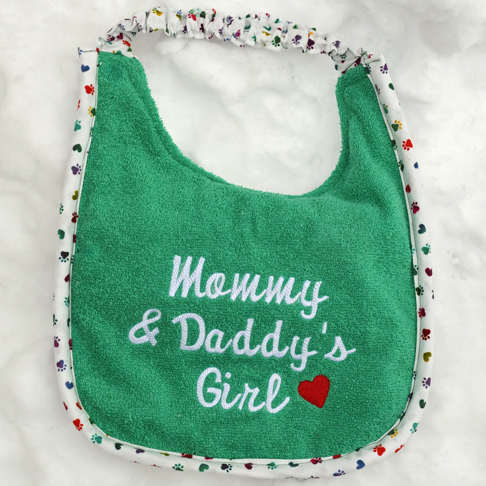 Mommy & Daddy's Girl, Drool Bib