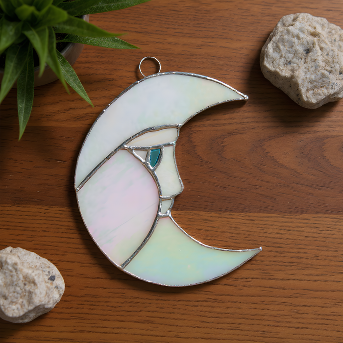 Mr. Moon Stained Glass