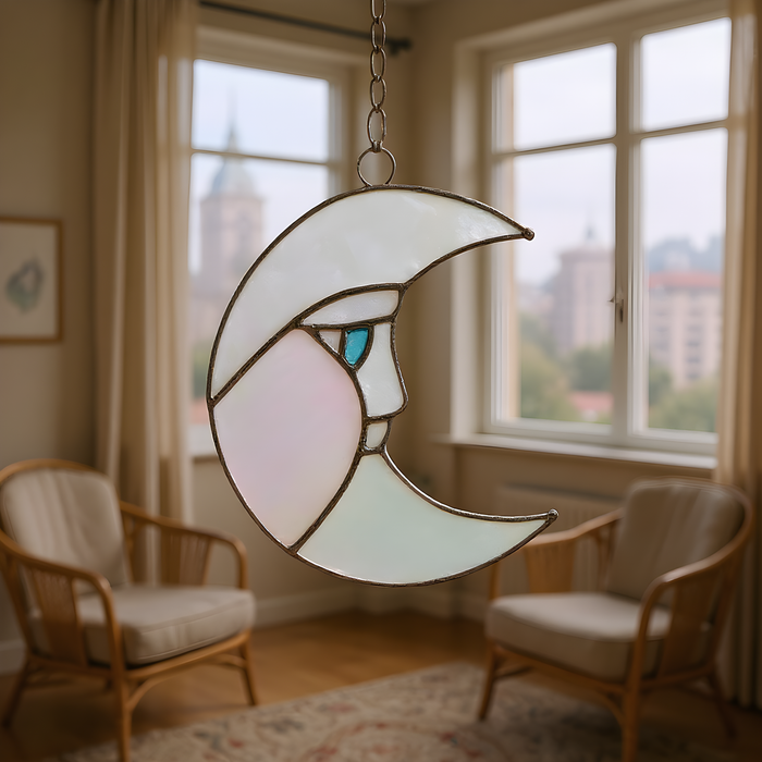 Mr. Moon Stained Glass