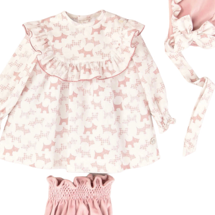Nick Pink Dog 3-piece set