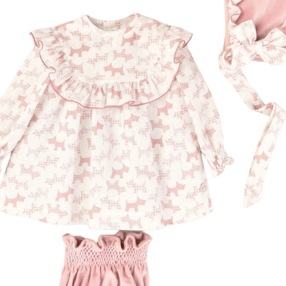 Nick Pink Dog 3-piece set