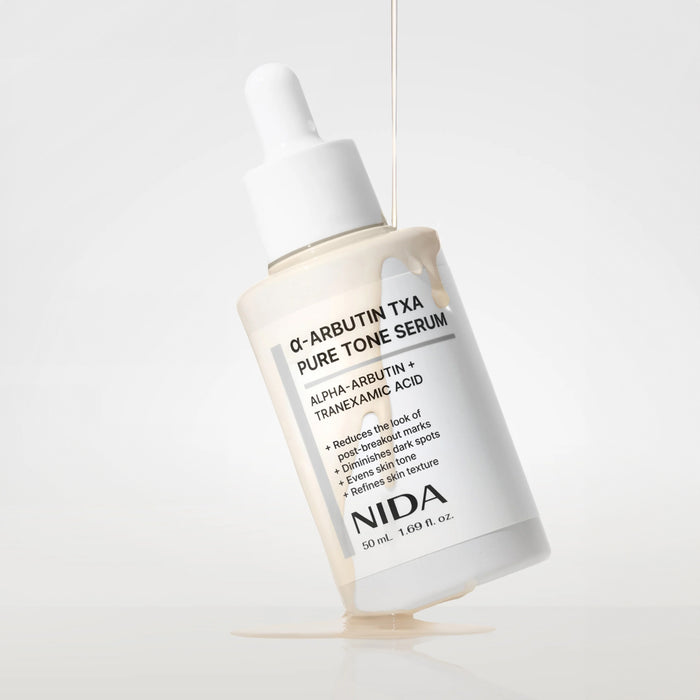 NIDA Alpha-Arbutin TXA Pure Tone Serum - skaistinantis veido serumas
