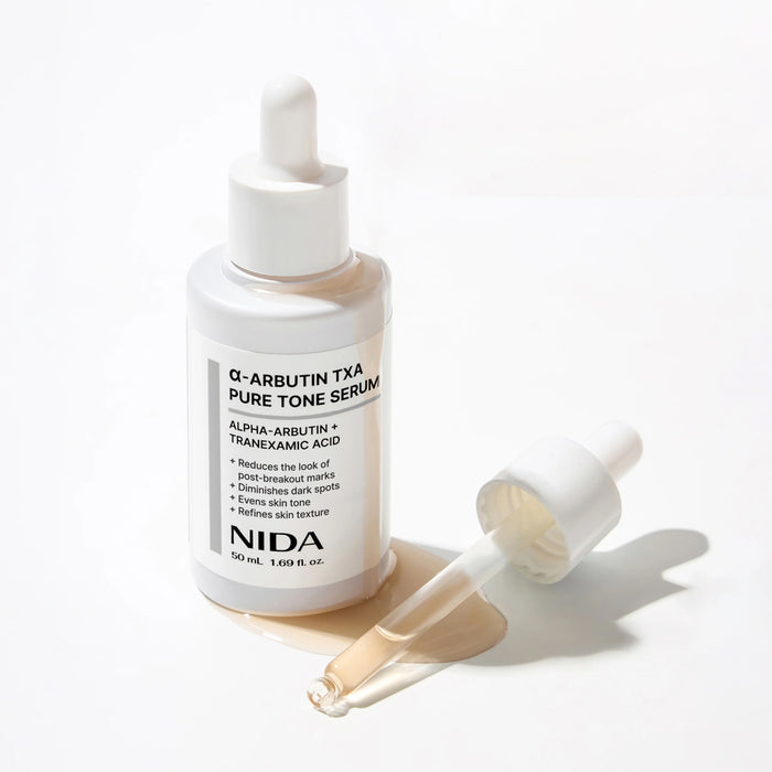 NIDA Alpha-Arbutin TXA Pure Tone Serum - skaistinantis veido serumas