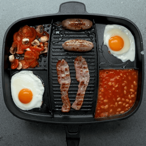 Gadget Gerbil Non-Stick 5-In-1 Master Frying Pan