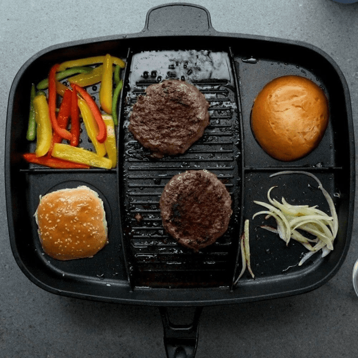 Gadget Gerbil Non-Stick 5-In-1 Master Frying Pan