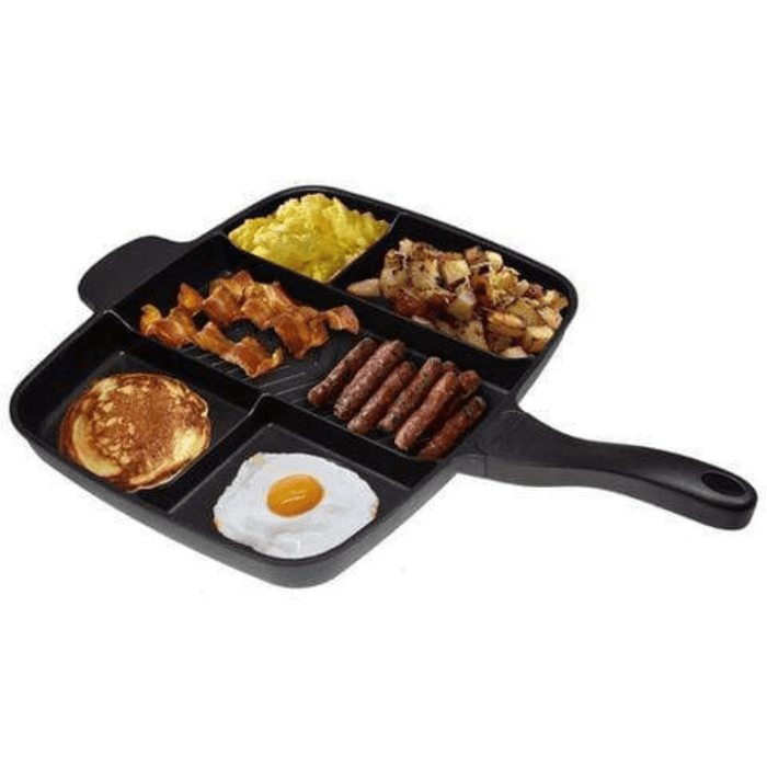 Gadget Gerbil Non-Stick 5-In-1 Master Frying Pan