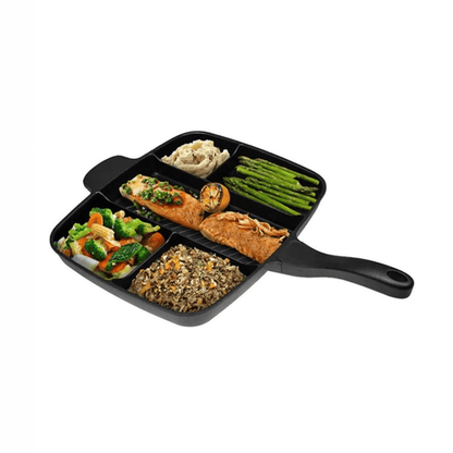 Gadget Gerbil Non-Stick 5-In-1 Master Frying Pan