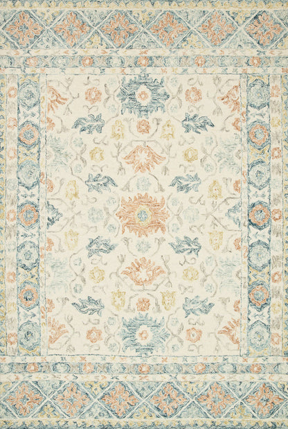 The Rug Corner Loloi Norabel Ivory / Multi