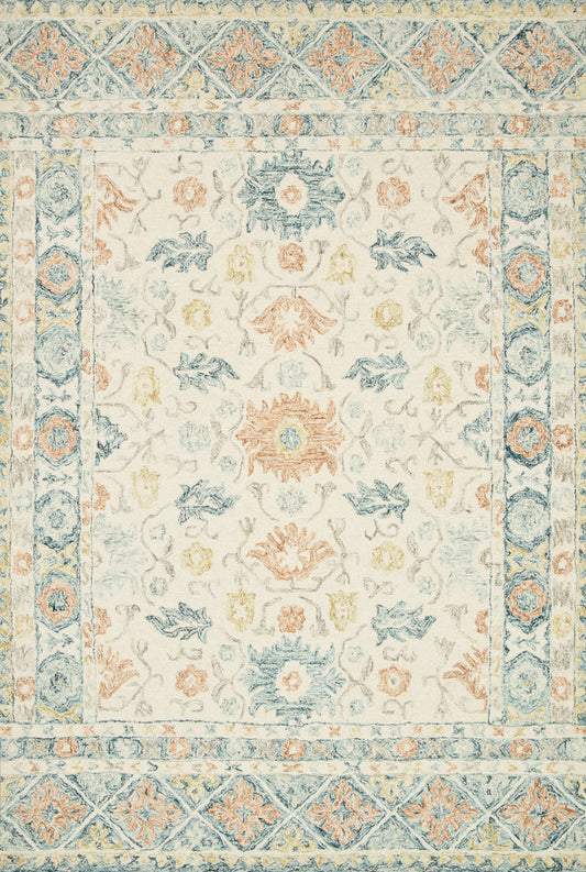 The Rug Corner Loloi Norabel Ivory / Multi