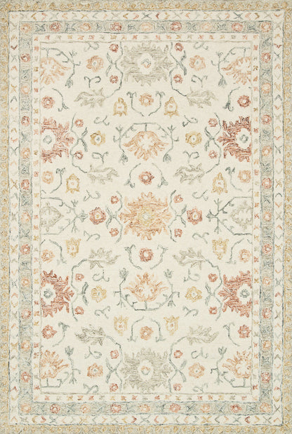 The Rug Corner Loloi Norabel Ivory / Rust