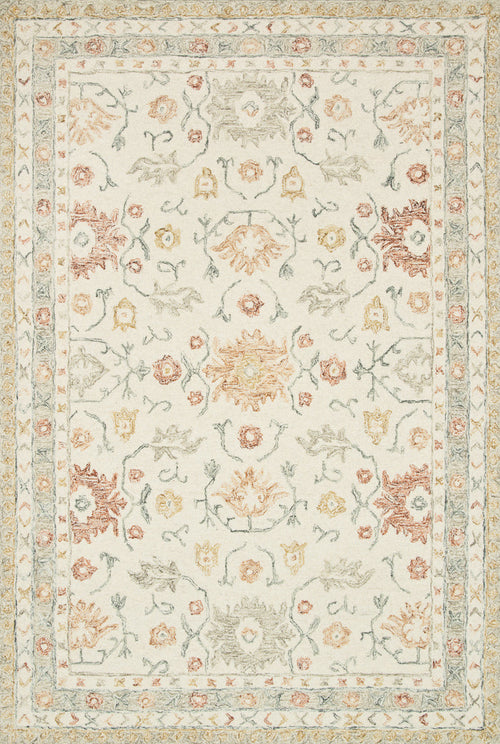 The Rug Corner Loloi Norabel Ivory / Rust
