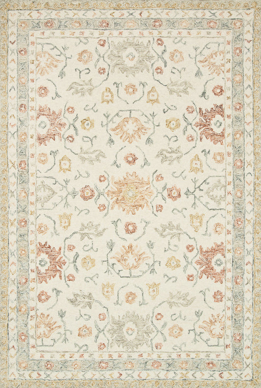The Rug Corner Loloi Norabel Ivory / Rust